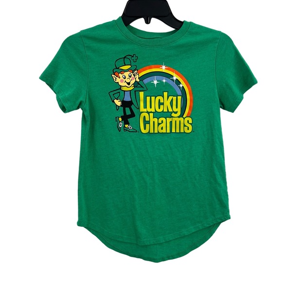 Lucky Charms Green Short Sleeve Tee Size Small - Picture 1 of 4